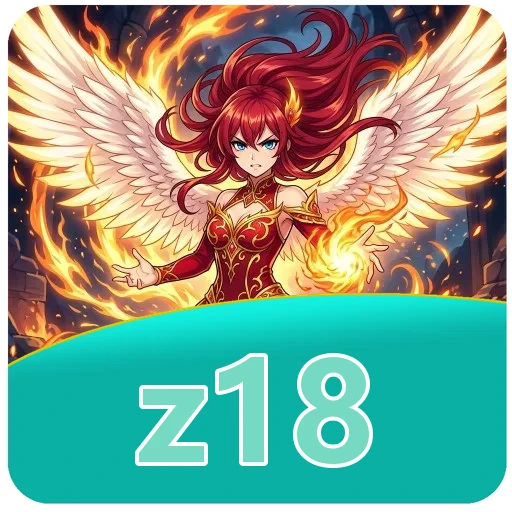 Logo z18 pada halaman unduh APK